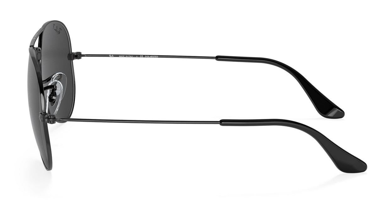 Ray-Ban RB3025 Aviator Sunglasses - Black / Black
