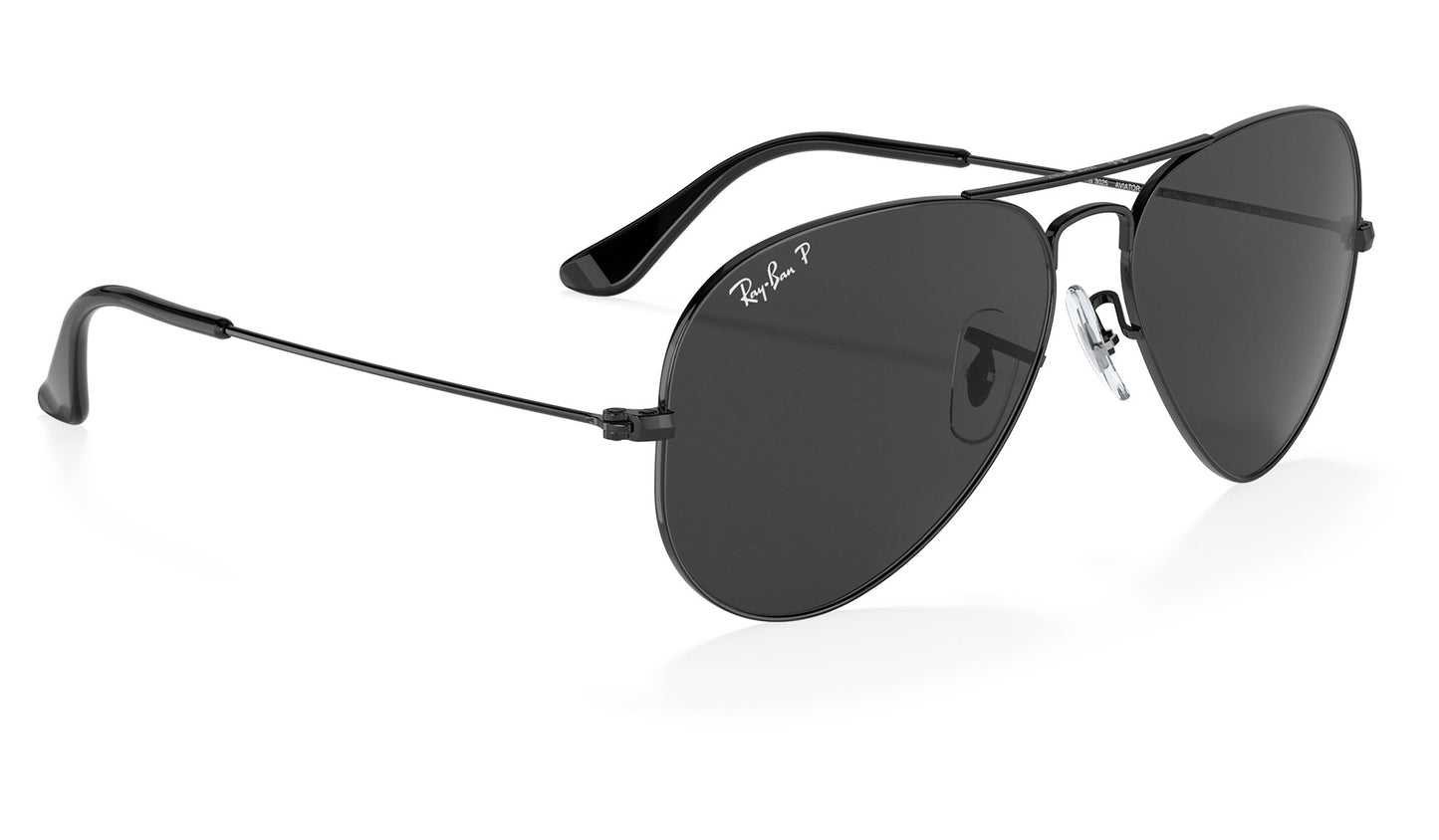 Ray-Ban RB3025 Aviator Sunglasses - Black / Black