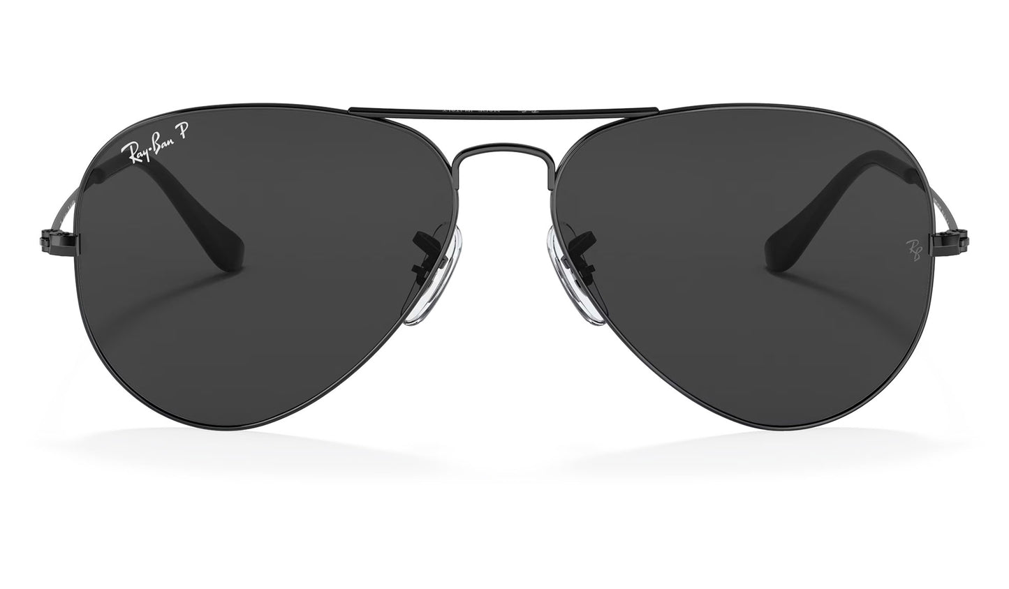 Ray-Ban RB3025 Aviator Sunglasses - Black / Black