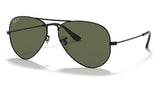 Ray-Ban RB3025 Aviator Sunglasses - Black / Green Polarised