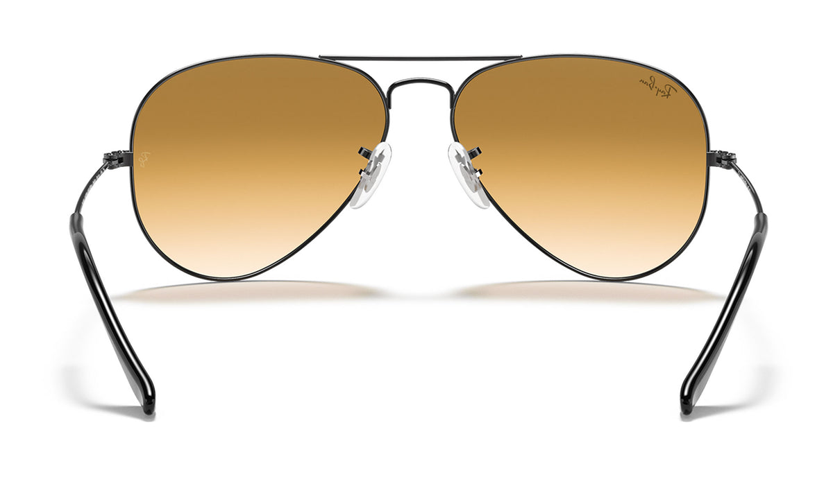 Ray-Ban RB3025 Aviator Sunglasses - Gunmetal / Brown Gradient