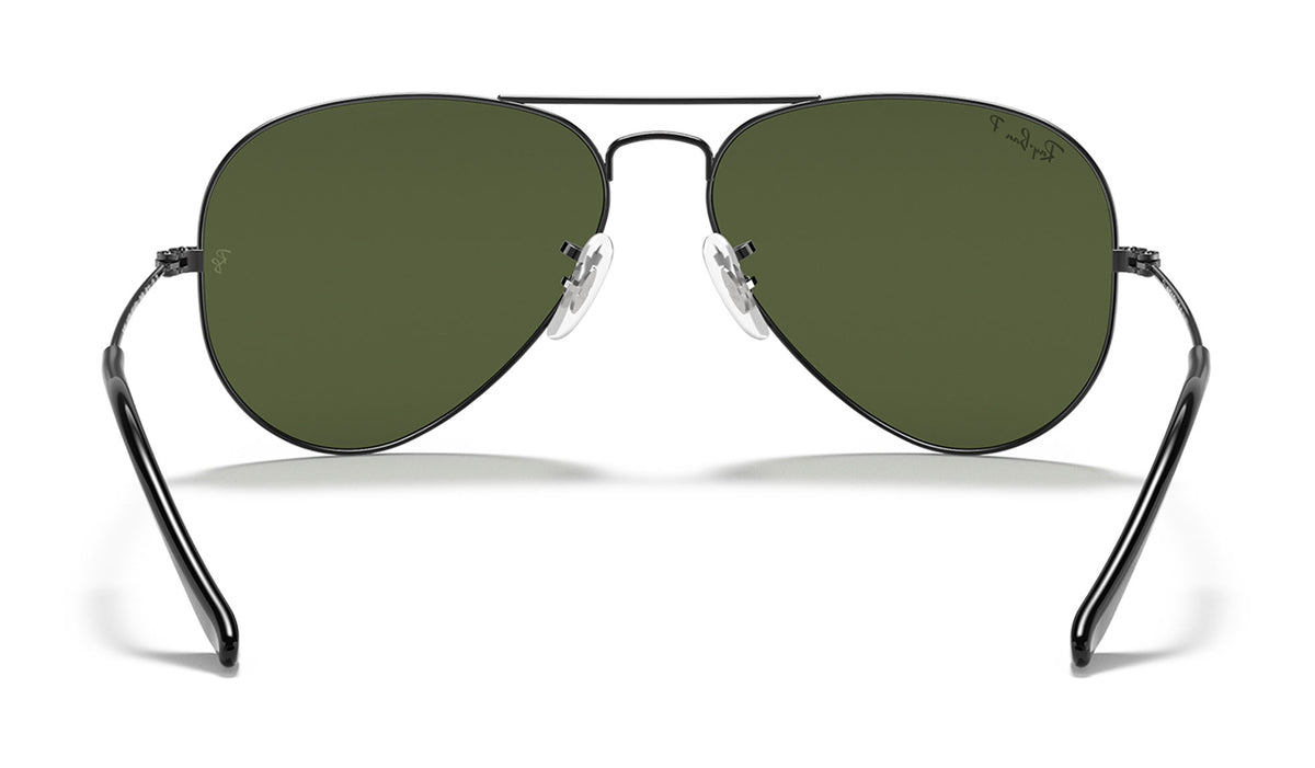 Ray-Ban RB3025 Aviator Sunglasses - Gunmetal / Green Polarised