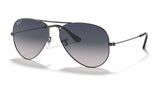 Ray-Ban RB3025 Aviator Sunglasses - Gunmetal / Blue Grey Gradient Polarised