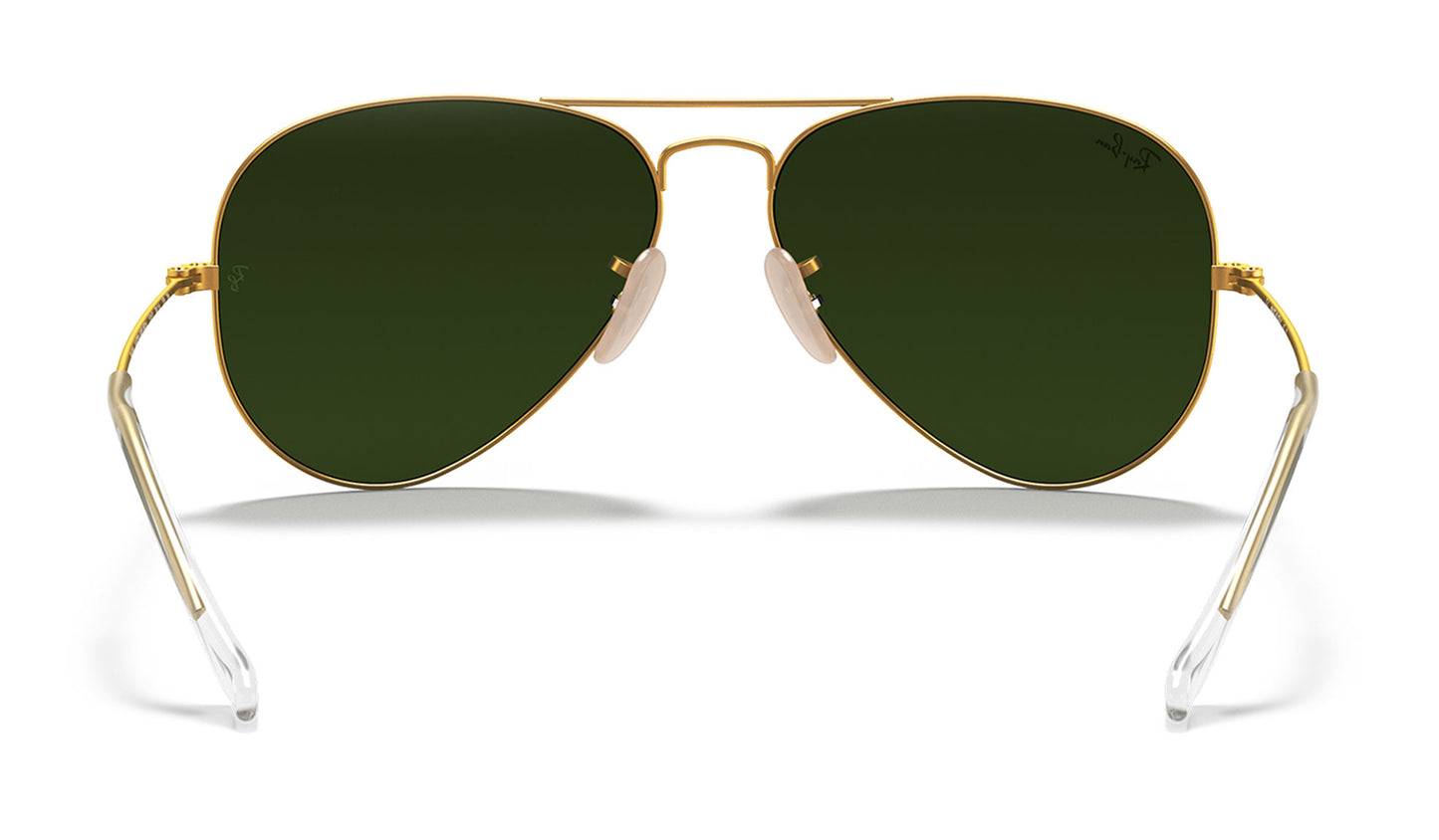 Ray-Ban RB3025 Aviator Sunglasses - Matte Gold / Blue Flash