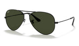 Ray-Ban RB3025 Aviator Sunglasses - Black / Green
