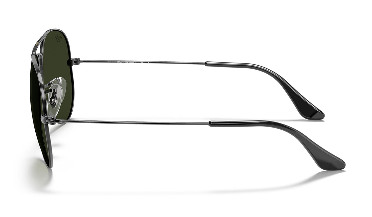 Ray-Ban RB3025 Aviator Sunglasses - Gunmetal / Green