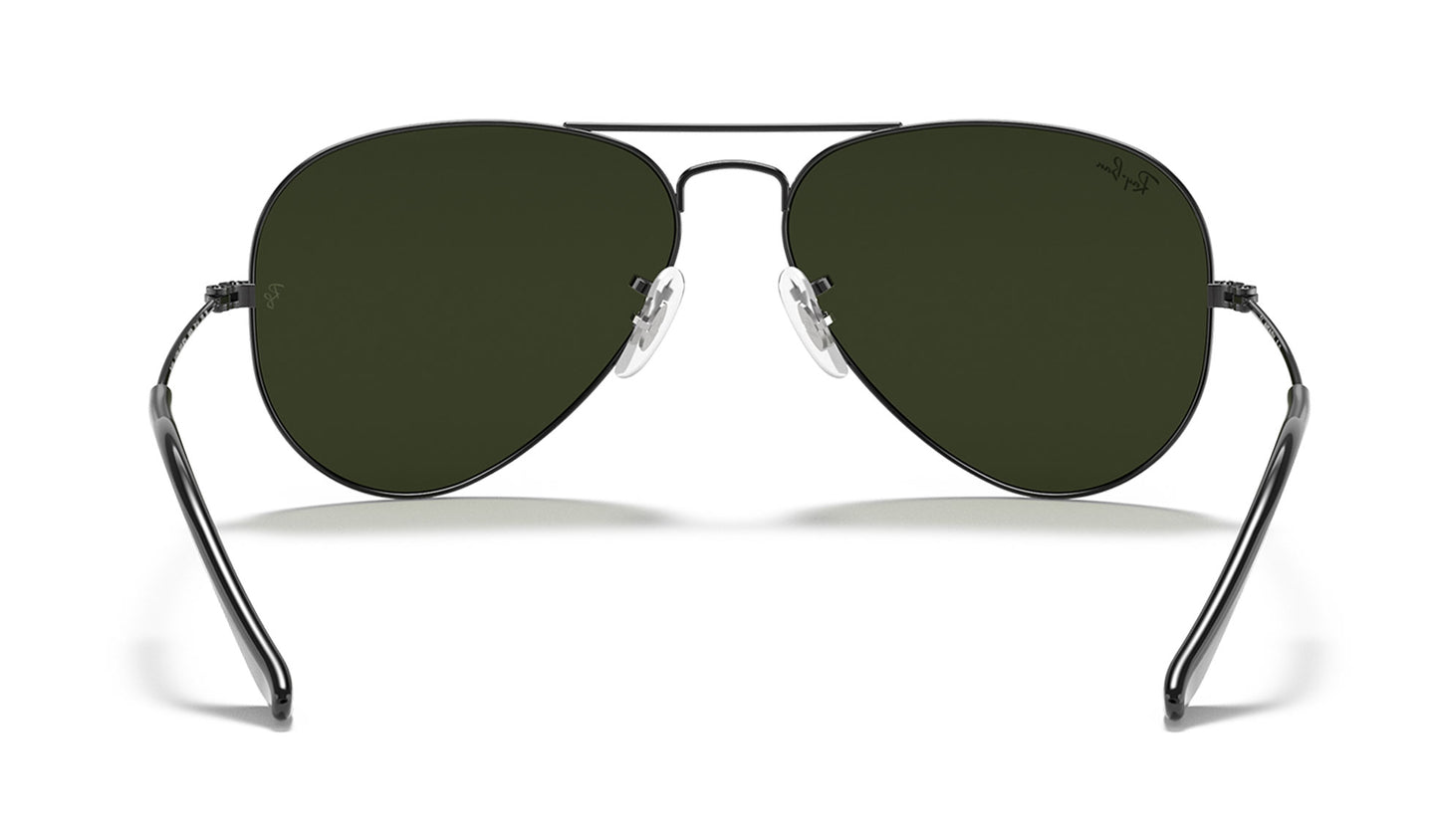 Ray-Ban RB3025 Aviator Sunglasses - Gunmetal / Green