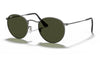 Ray-Ban RB3447 Round Metal Sunglasses - Matte Gunmetal / Green