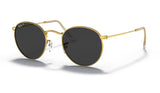 Ray-Ban RB3447 Round Metal Sunglasses - Gold / Black Polarised