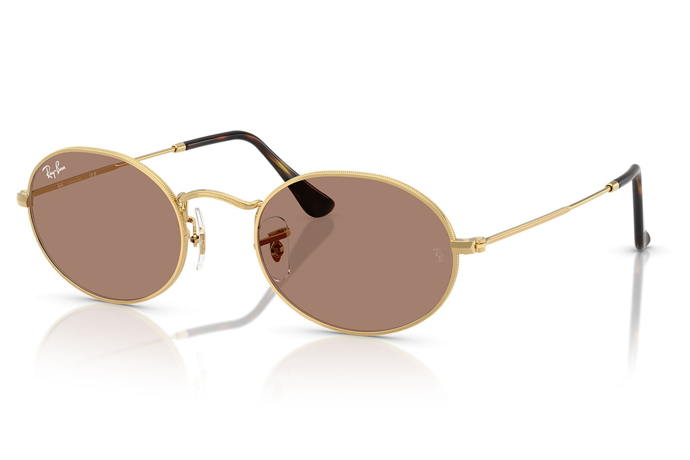 Ray-Ban RB3547 Oval Sunglasses - Arista / Light Violet