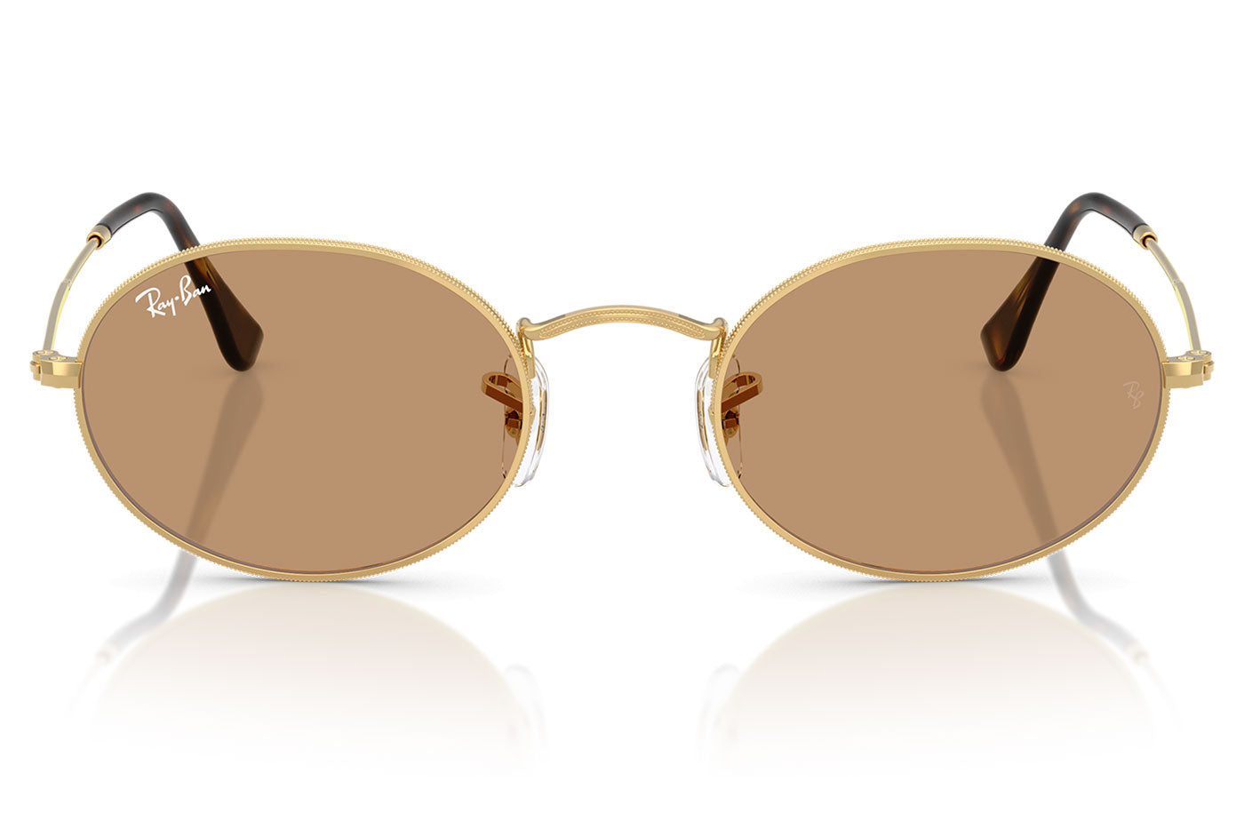 Ray-Ban RB3547 Oval Sunglasses - Arista / Brown