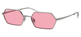 Ray-Ban RB3728 Yevi Sunglasses - Gunmetal / Pink