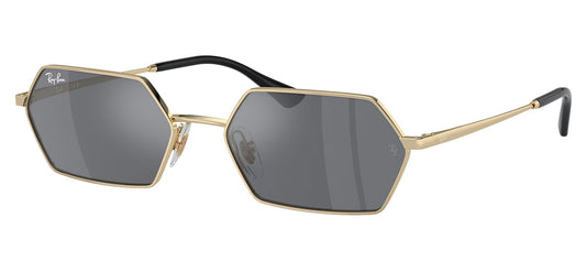 Ray-Ban RB3728 Yevi Sunglasses - Light Gold / Dark Grey