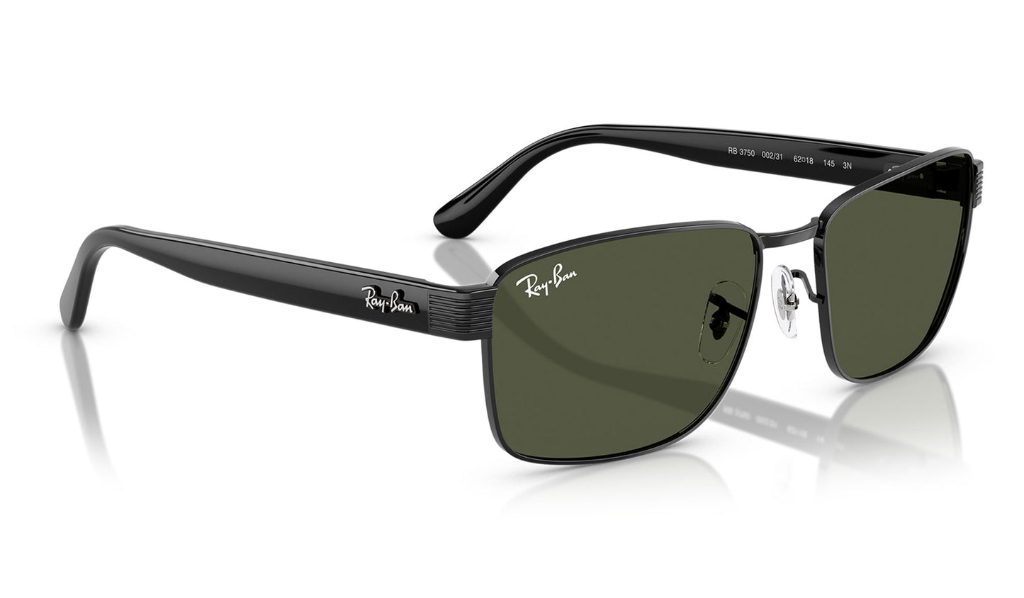 Ray-Ban RB3750 Sunglasses - Black / Green