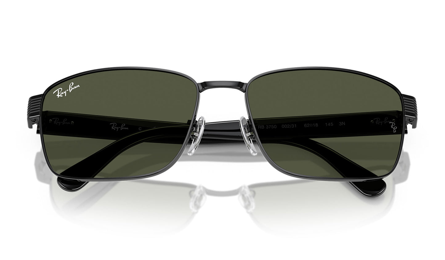 Ray-Ban RB3750 Sunglasses - Black / Green