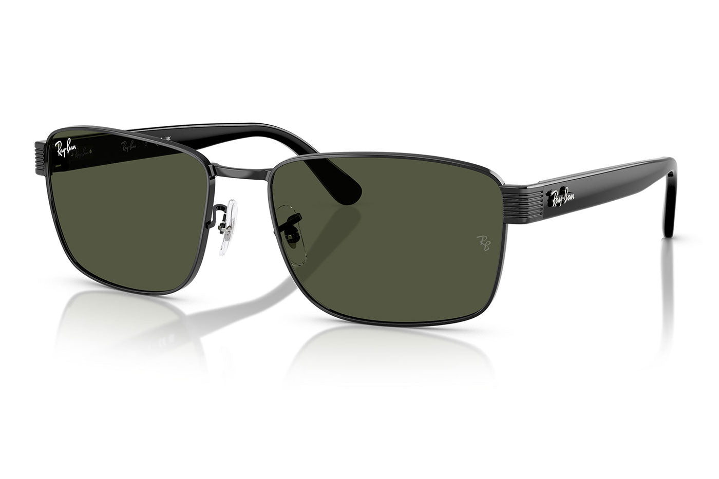Ray-Ban RB3750 Sunglasses - Black / Green