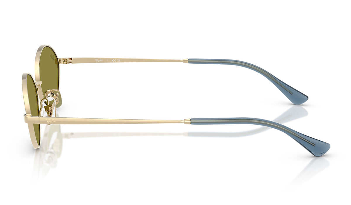 Ray-Ban RB3757 Kai Sunglasses - Pale Gold / Green