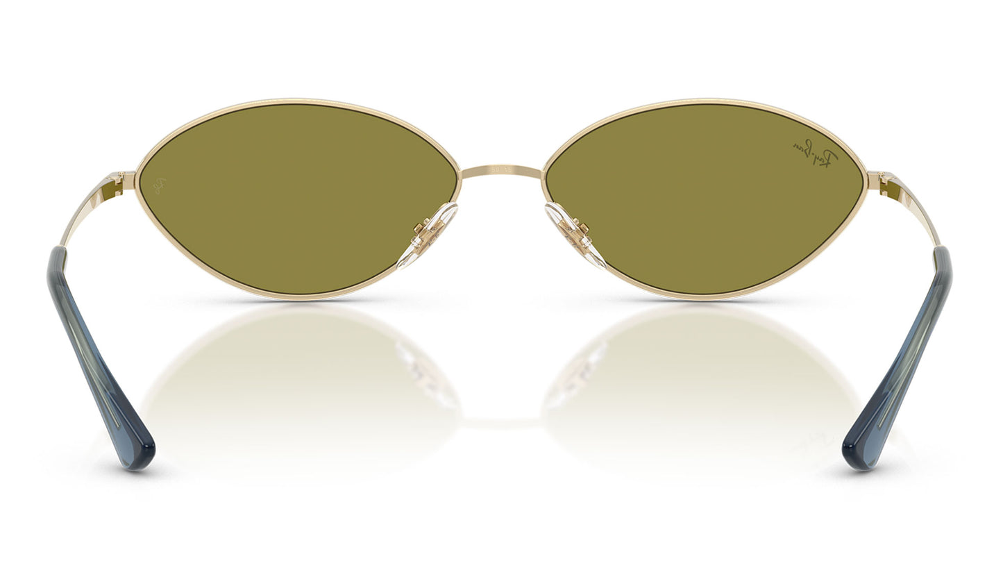 Ray-Ban RB3757 Kai Sunglasses - Pale Gold / Green