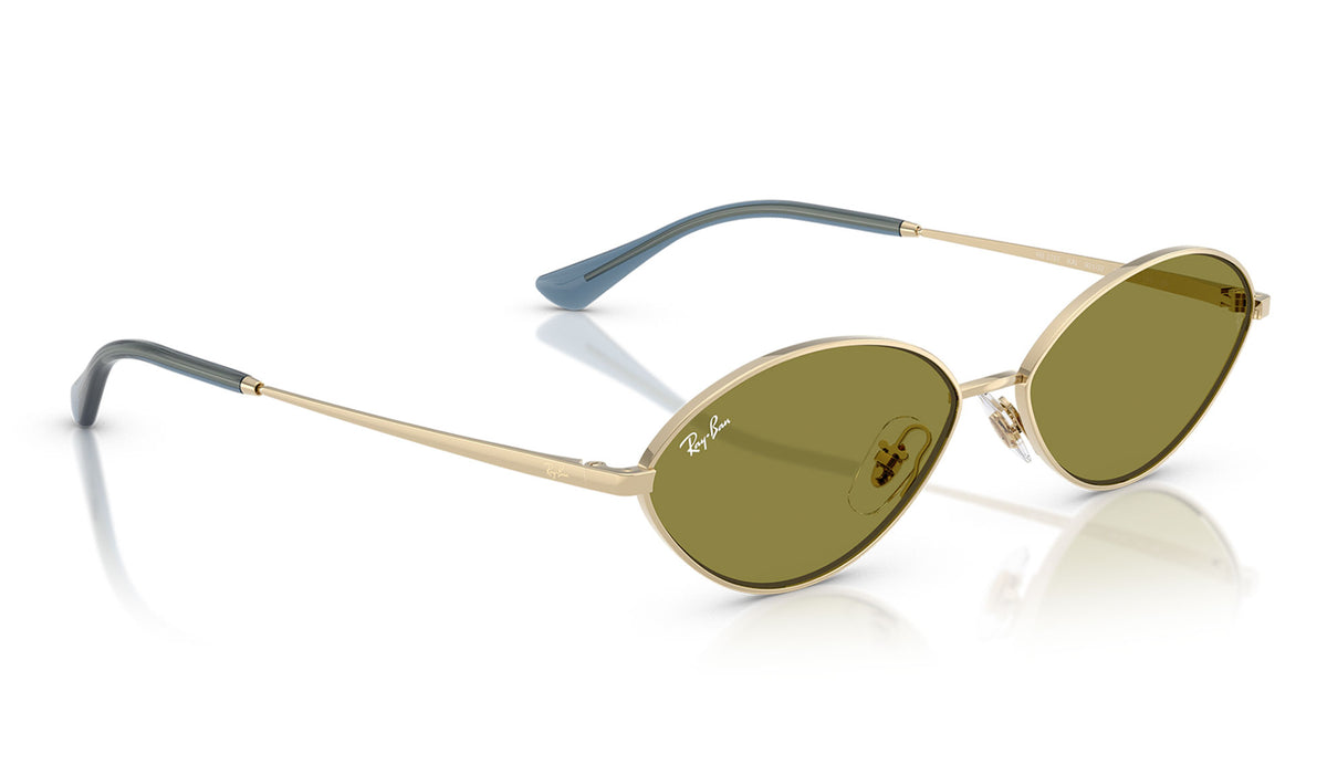 Ray-Ban RB3757 Kai Sunglasses - Pale Gold / Green