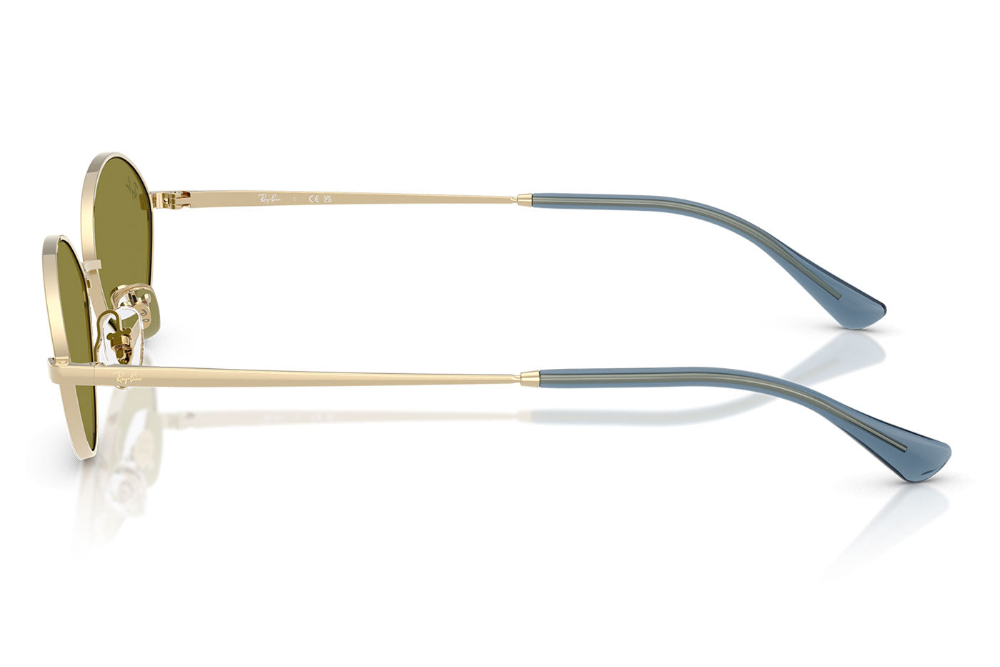 Ray-Ban RB3757 Kai Sunglasses - Pale Gold / Green