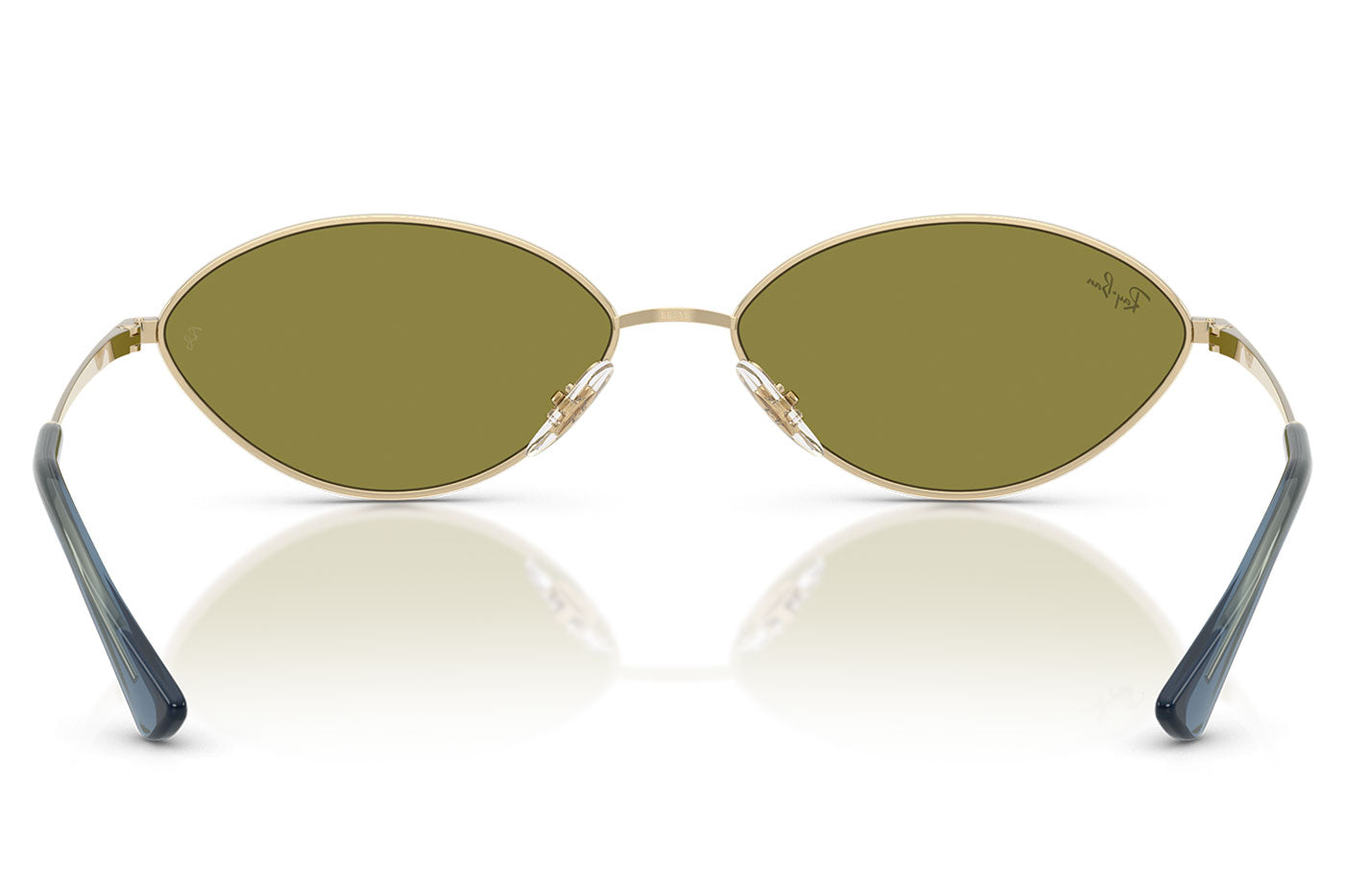 Ray-Ban RB3757 Kai Sunglasses - Pale Gold / Green