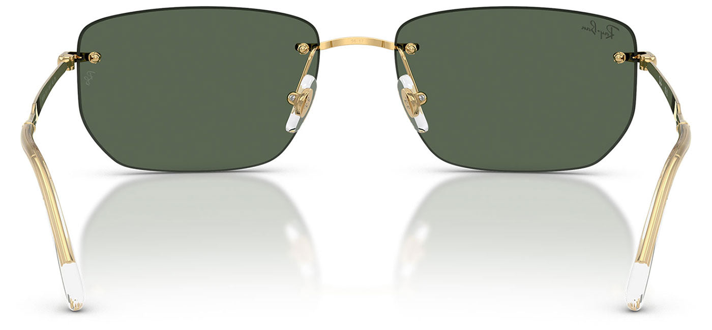 Ray-Ban RB3768 Sunglasses - Arista Gold / Dark Green