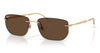 Ray-Ban RB3768 Sunglasses - Arista Gold / Dark Brown