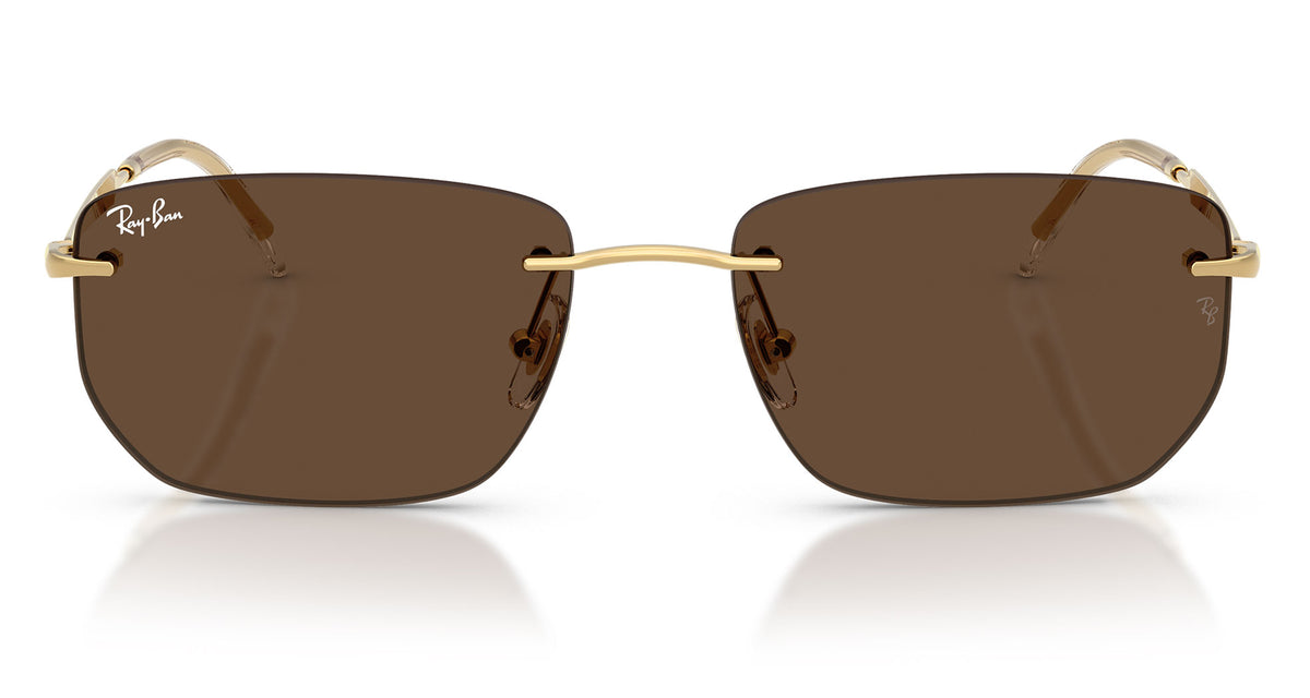 Ray-Ban RB3768 Sunglasses - Arista Gold / Dark Brown