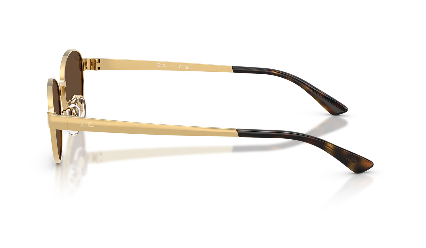 Ray-Ban RB3774D Sunglasses - Arista Gold / Dark Brown