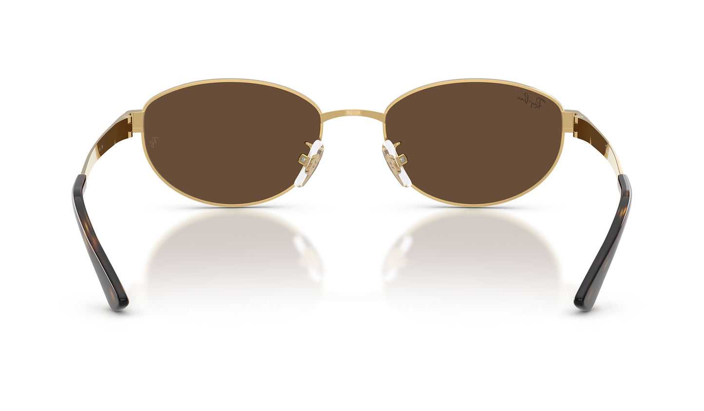 Ray-Ban RB3774D Sunglasses - Arista Gold / Dark Brown