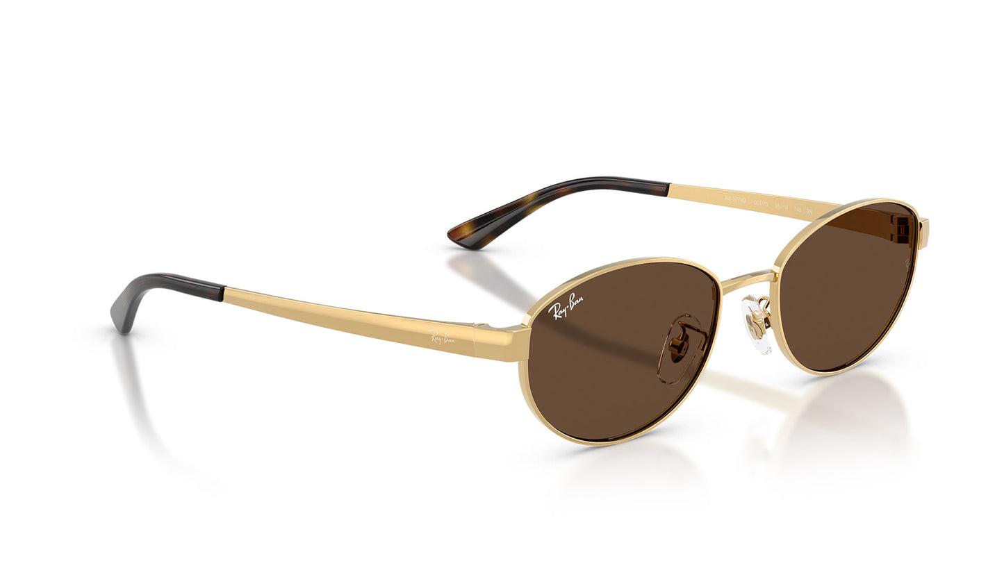 Ray-Ban RB3774D Sunglasses - Arista Gold / Dark Brown