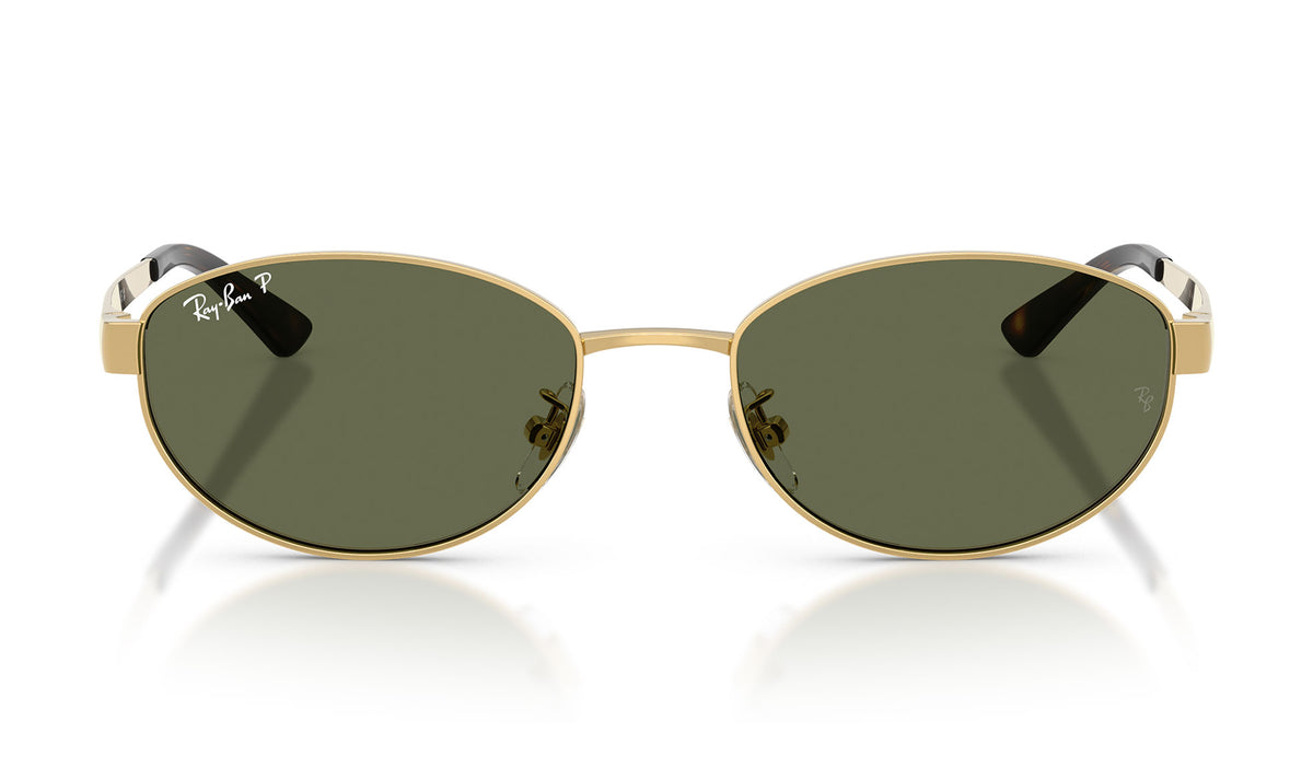 Ray-Ban RB3774D Sunglasses - Arista Gold / Dark Green Polarised