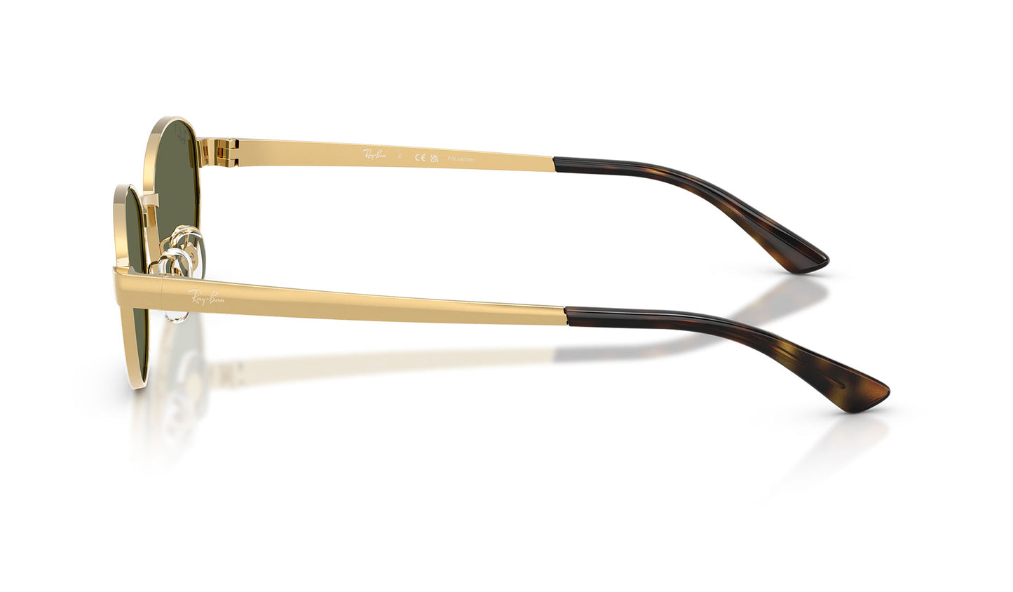 Ray-Ban RB3774D Sunglasses - Arista Gold / Dark Green Polarised