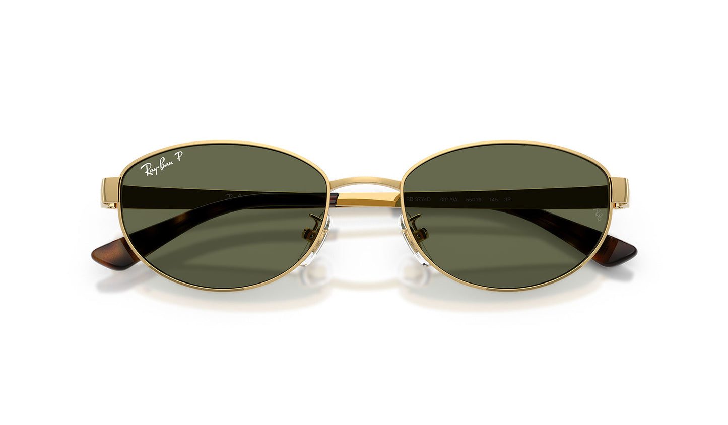 Ray-Ban RB3774D Sunglasses - Arista Gold / Dark Green Polarised