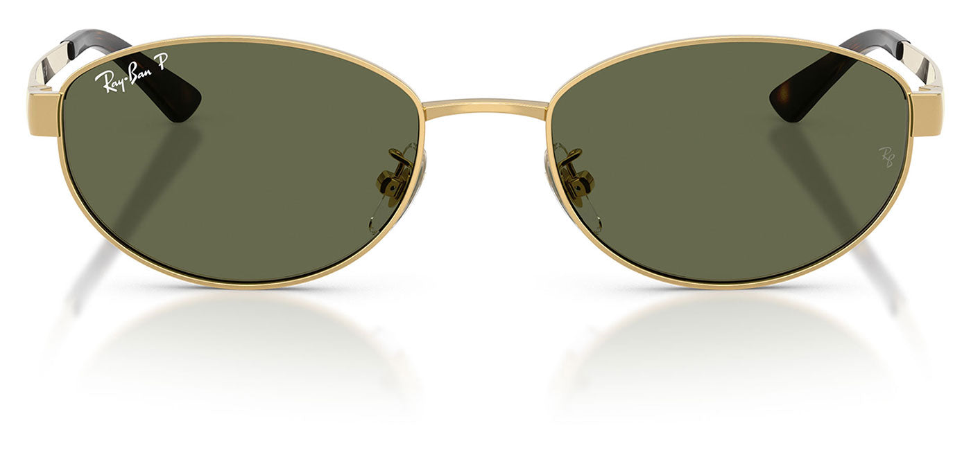 Ray-Ban RB3774D Sunglasses - Arista Gold / Dark Green Polarised