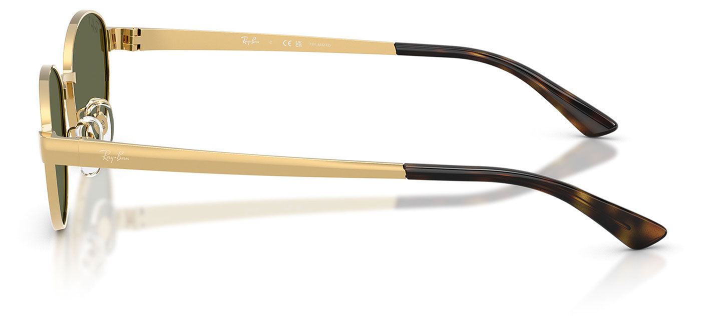 Ray-Ban RB3774D Sunglasses - Arista Gold / Dark Green Polarised