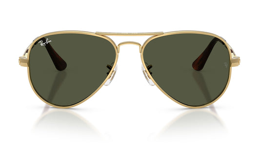 Ray-Ban RB3925 Aviator Max Sunglasses - Arista Gold / Green