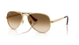 Ray-Ban RB3925 Aviator Max Sunglasses - Arista Gold / Clear Gradient Brown