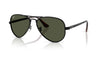 Ray-Ban RB3925 Aviator Max Sunglasses - Black / Green