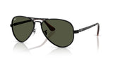 Ray-Ban RB3925 Aviator Max Sunglasses - Black / Green