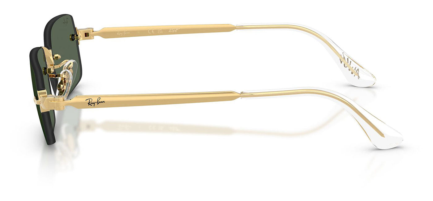 Ray-Ban RB3928 By A$AP Rocky Sunglasses - Arista Gold / Dark Green