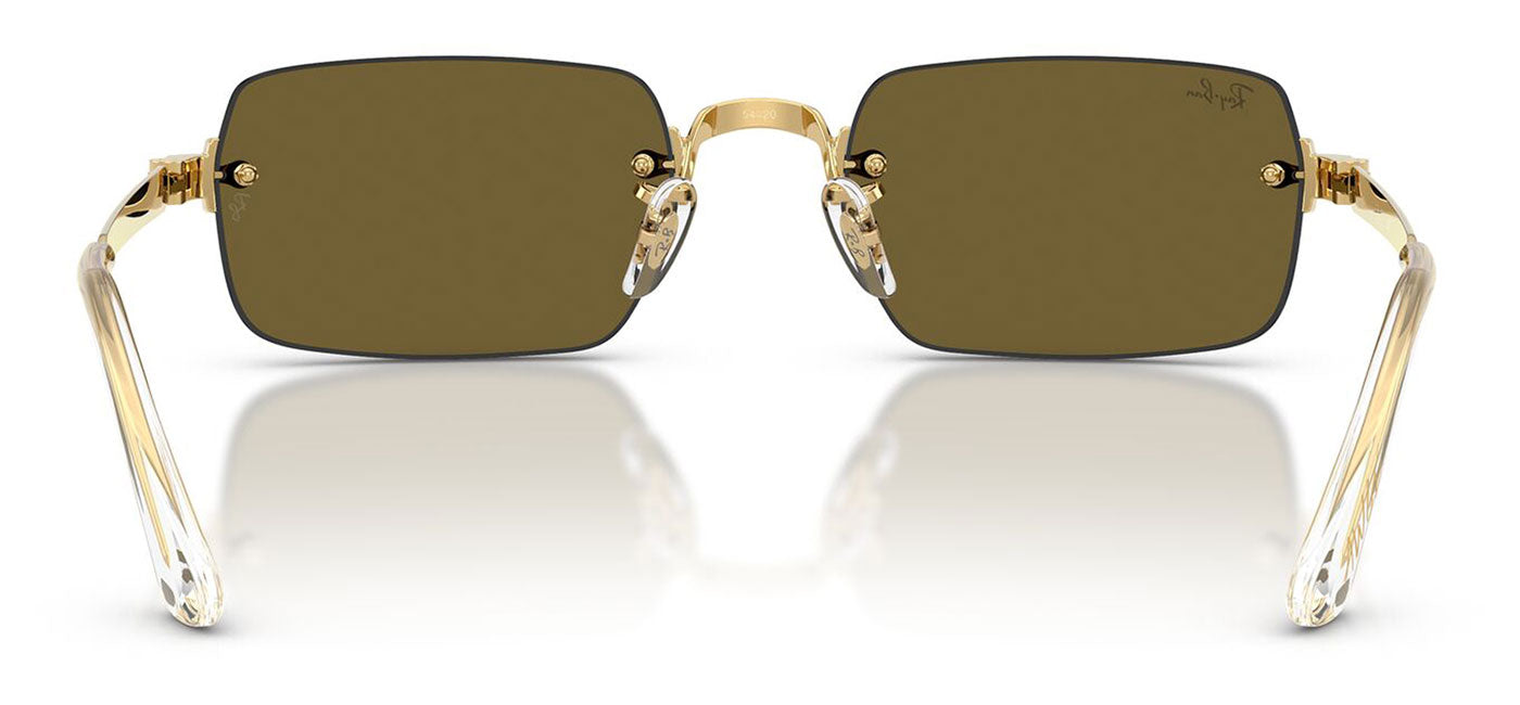 Ray-Ban RB3928 By A$AP Rocky Sunglasses - Arista Gold / Dark Brown