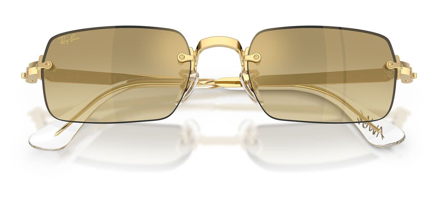 Ray-Ban RB3928 By A$AP Rocky Sunglasses - Arista Gold / Brown Mirror Gold Gradient