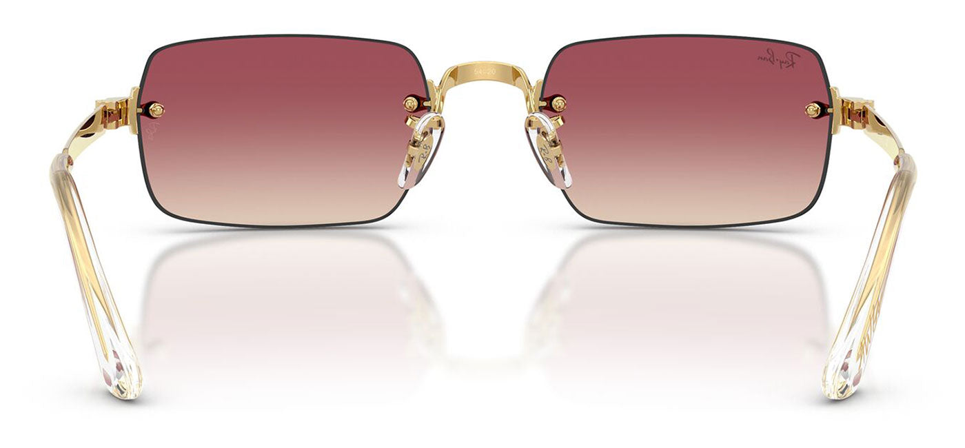 Ray-Ban RB3928 By A$AP Rocky Sunglasses - Arista Gold / Clear Gradient Dark Violet