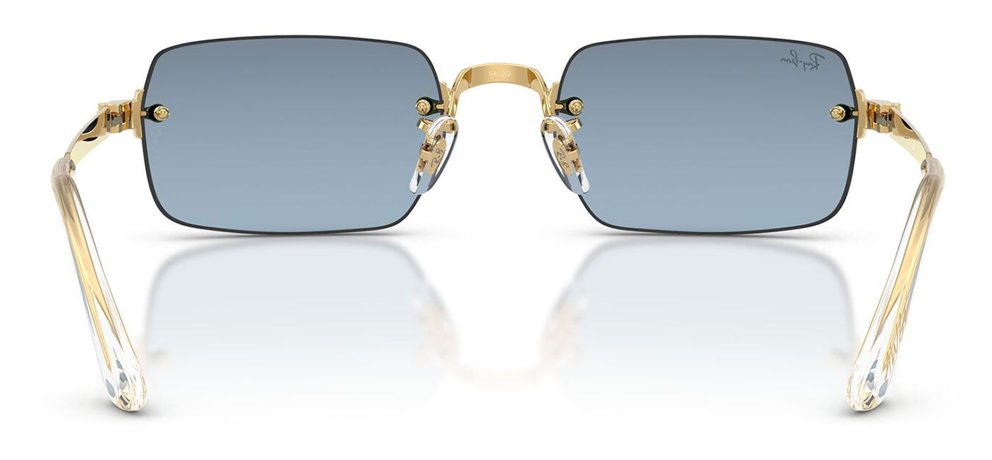 Ray-Ban RB3928 By A$AP Rocky Sunglasses - Arista Gold / Blue Gradient Dark Grey
