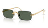 Ray-Ban RB3928 By A$AP Rocky Sunglasses - Arista Gold / Dark Green