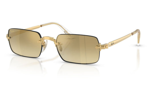 Ray-Ban RB3928 By A$AP Rocky Sunglasses - Arista Gold / Brown Mirror Gold Gradient