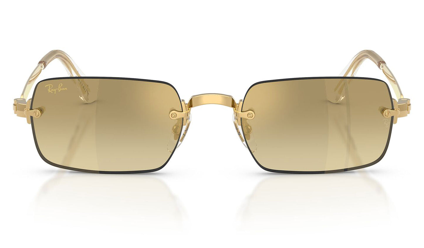 Ray-Ban RB3928 By A$AP Rocky Sunglasses - Arista Gold / Brown Mirror Gold Gradient