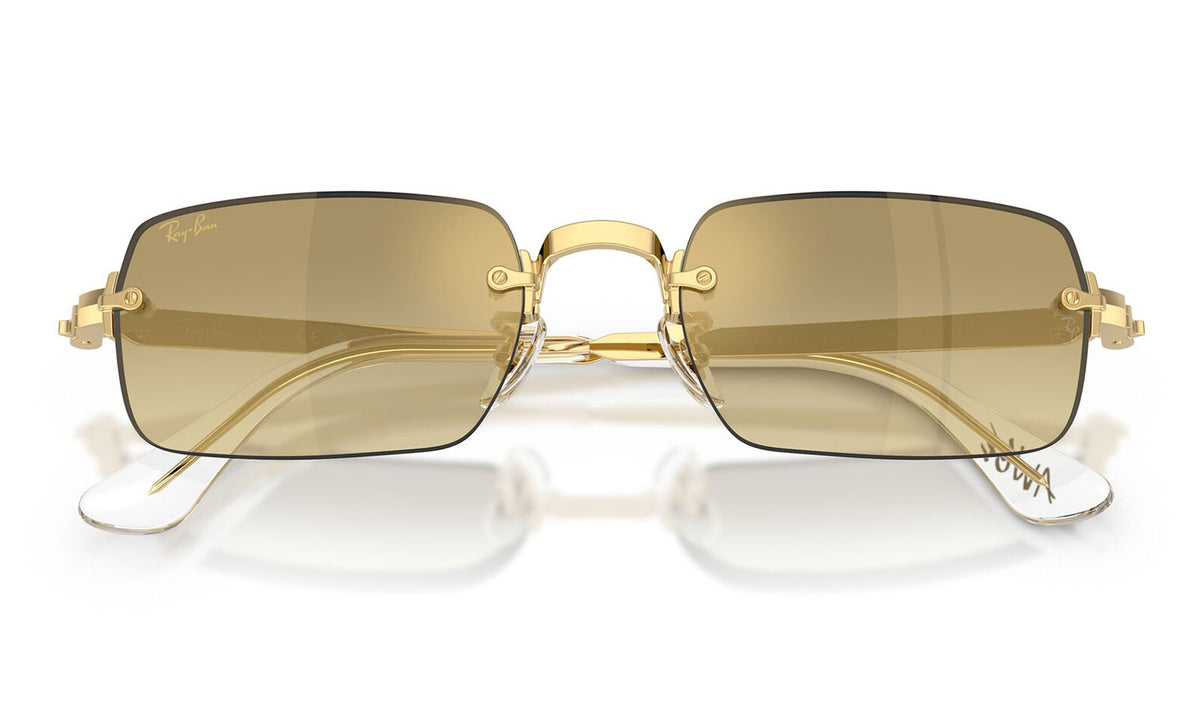 Ray-Ban RB3928 By A$AP Rocky Sunglasses - Arista Gold / Brown Mirror Gold Gradient