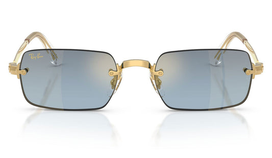 Ray-Ban RB3928 By A$AP Rocky Sunglasses - Arista Gold / Blue Gradient Dark Grey